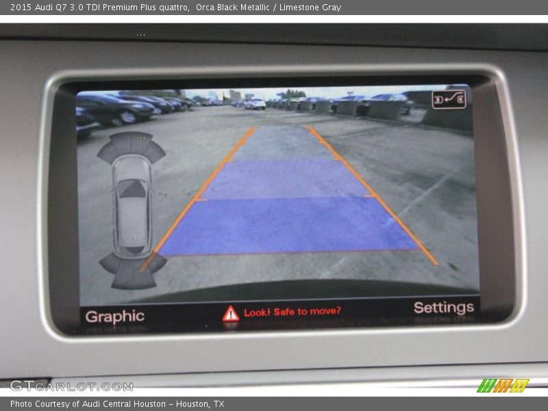Orca Black Metallic / Limestone Gray 2015 Audi Q7 3.0 TDI Premium Plus quattro
