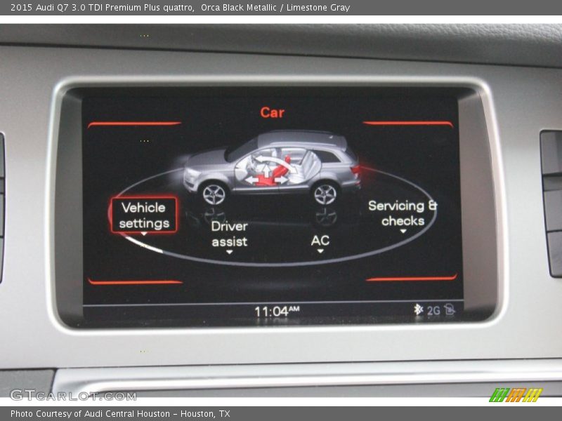 Orca Black Metallic / Limestone Gray 2015 Audi Q7 3.0 TDI Premium Plus quattro