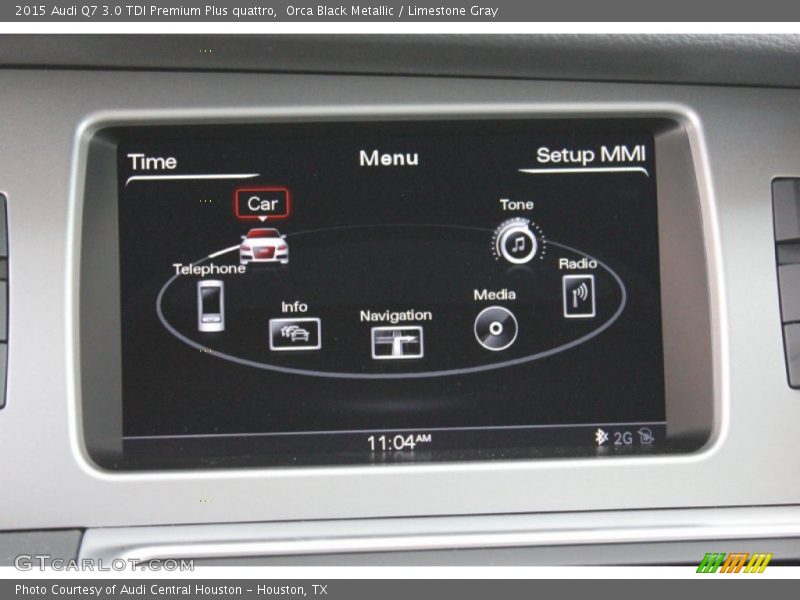 Orca Black Metallic / Limestone Gray 2015 Audi Q7 3.0 TDI Premium Plus quattro