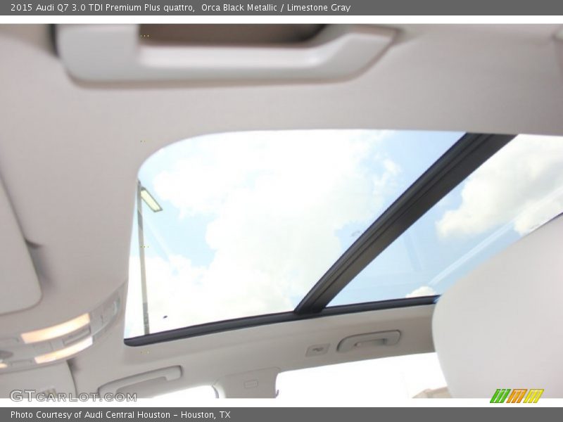 Orca Black Metallic / Limestone Gray 2015 Audi Q7 3.0 TDI Premium Plus quattro