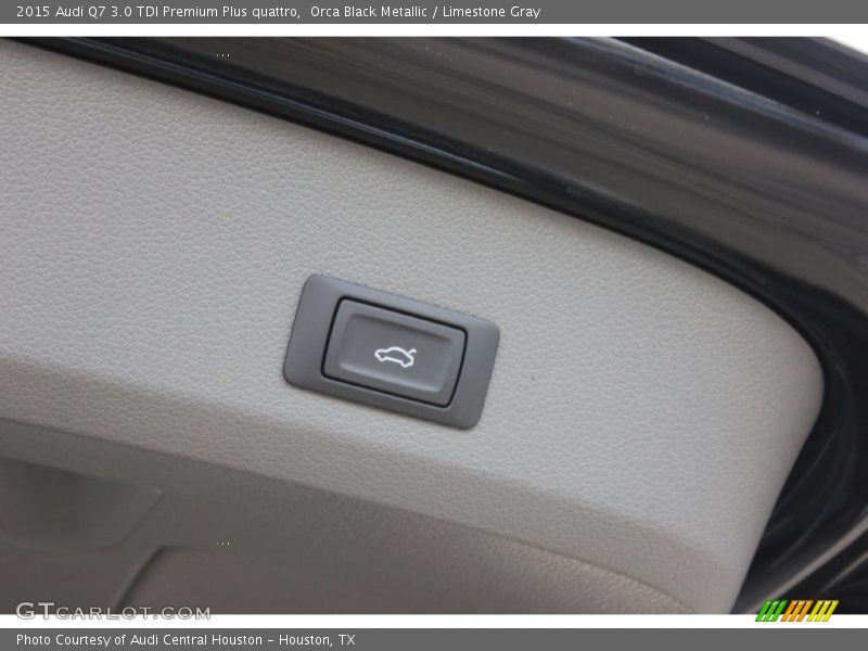 Orca Black Metallic / Limestone Gray 2015 Audi Q7 3.0 TDI Premium Plus quattro