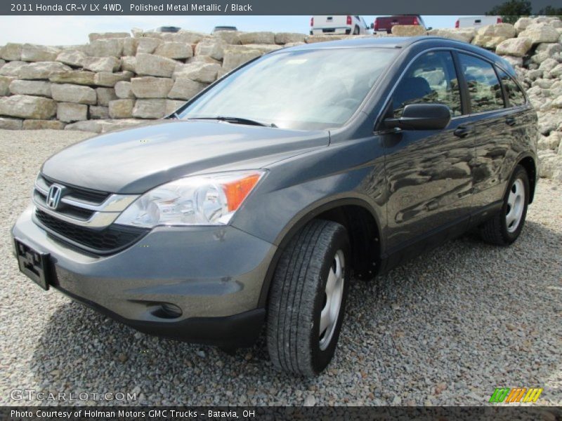 Polished Metal Metallic / Black 2011 Honda CR-V LX 4WD