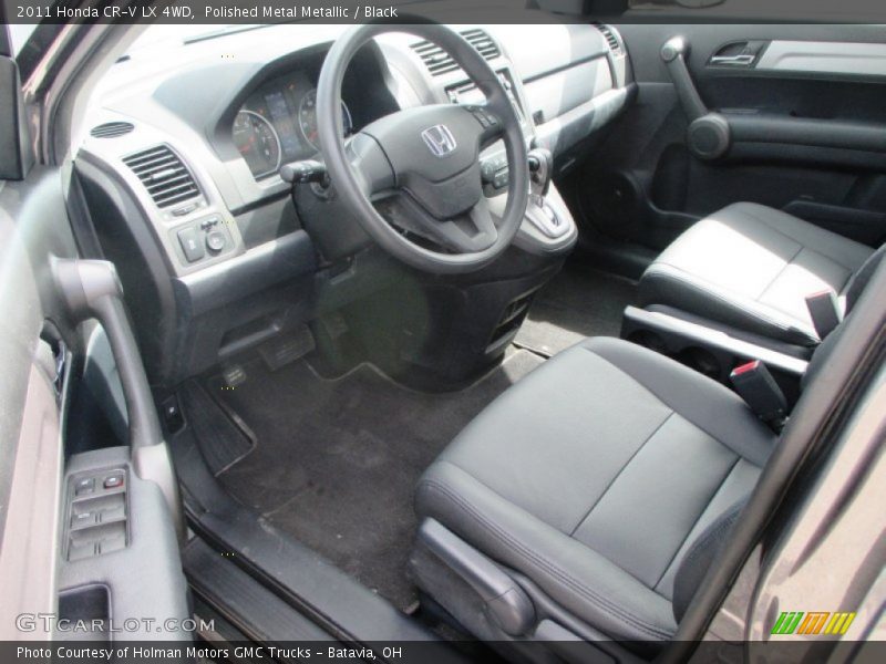 Polished Metal Metallic / Black 2011 Honda CR-V LX 4WD