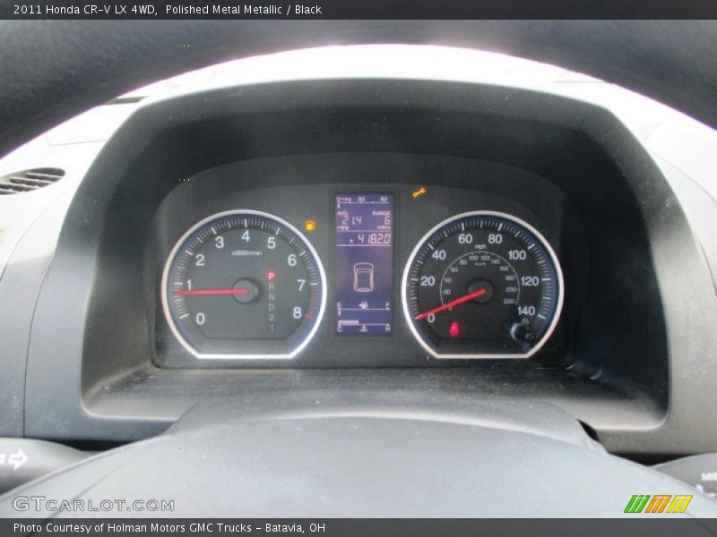 Polished Metal Metallic / Black 2011 Honda CR-V LX 4WD