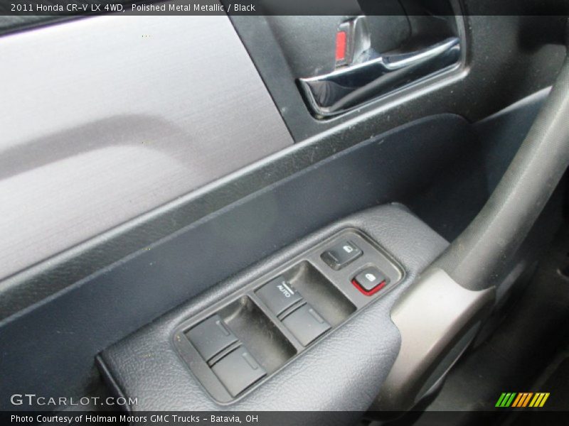 Polished Metal Metallic / Black 2011 Honda CR-V LX 4WD