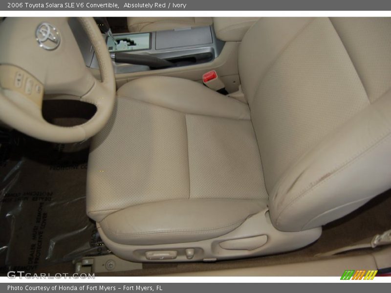 Absolutely Red / Ivory 2006 Toyota Solara SLE V6 Convertible