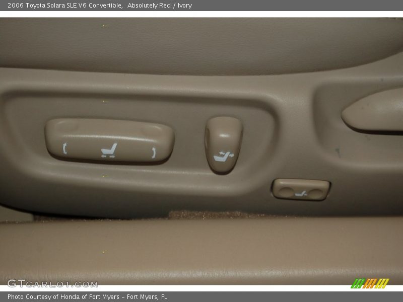 Absolutely Red / Ivory 2006 Toyota Solara SLE V6 Convertible