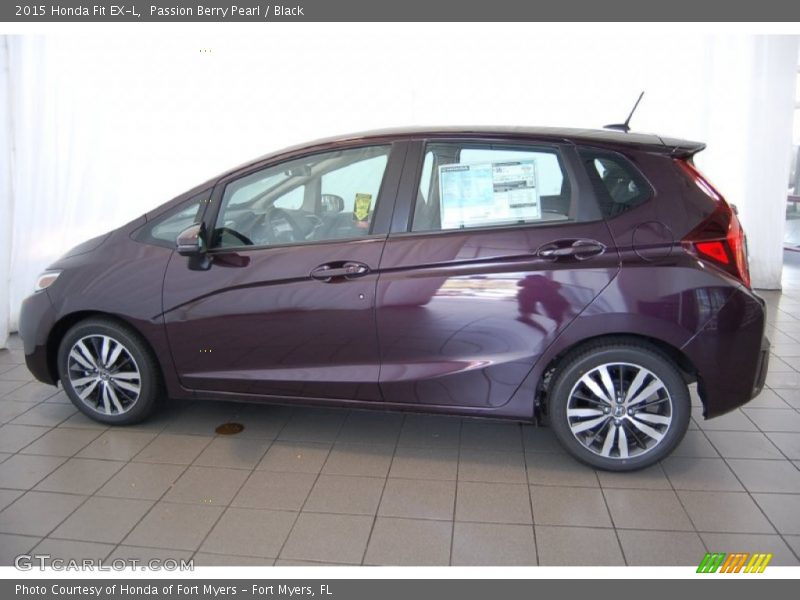  2015 Fit EX-L Passion Berry Pearl