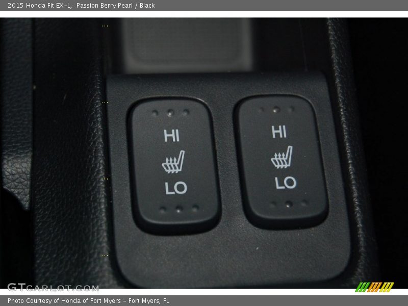Passion Berry Pearl / Black 2015 Honda Fit EX-L