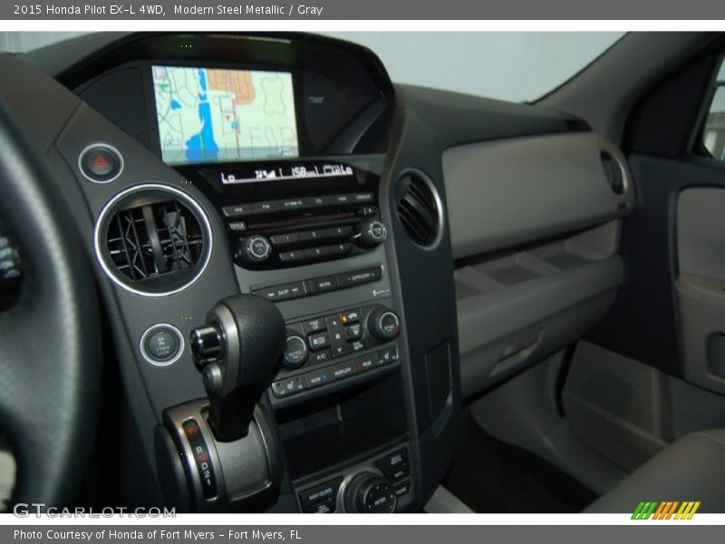Modern Steel Metallic / Gray 2015 Honda Pilot EX-L 4WD