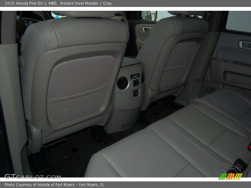 Modern Steel Metallic / Gray 2015 Honda Pilot EX-L 4WD