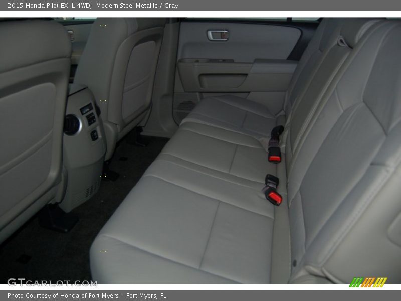 Modern Steel Metallic / Gray 2015 Honda Pilot EX-L 4WD