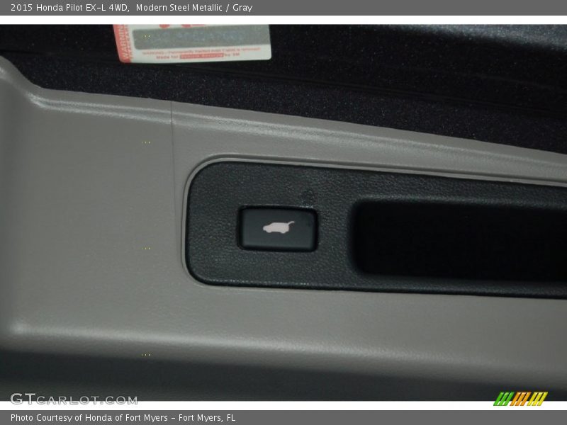 Modern Steel Metallic / Gray 2015 Honda Pilot EX-L 4WD