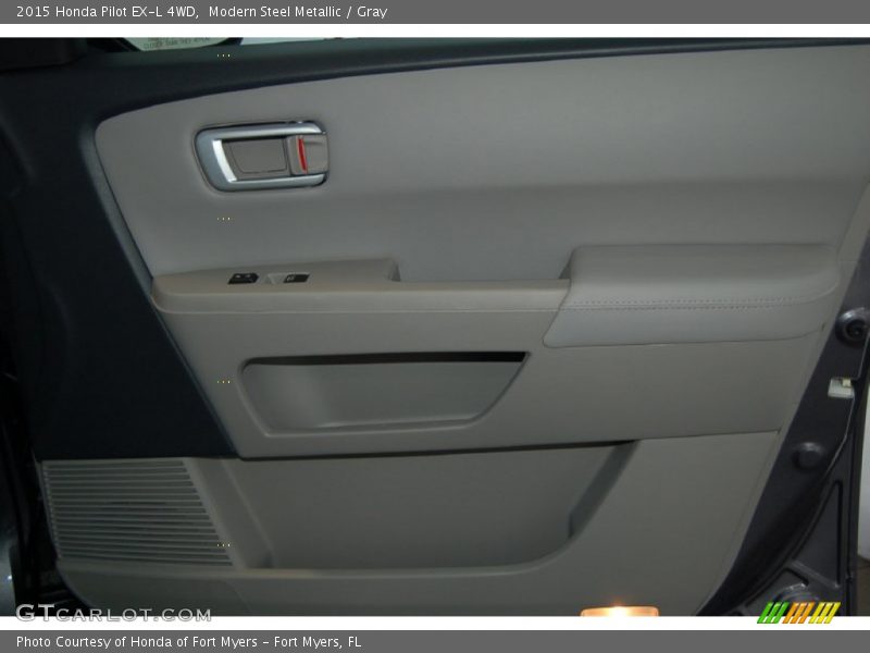 Modern Steel Metallic / Gray 2015 Honda Pilot EX-L 4WD