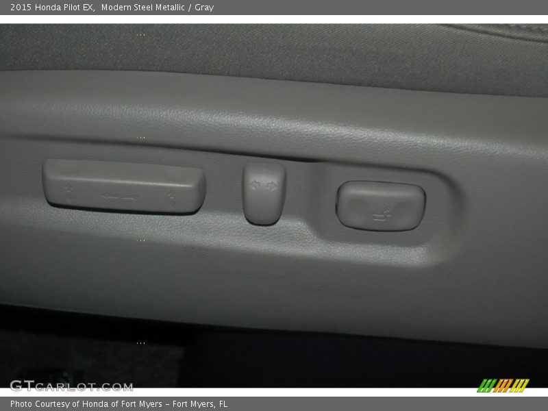 Modern Steel Metallic / Gray 2015 Honda Pilot EX