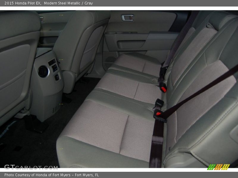 Modern Steel Metallic / Gray 2015 Honda Pilot EX