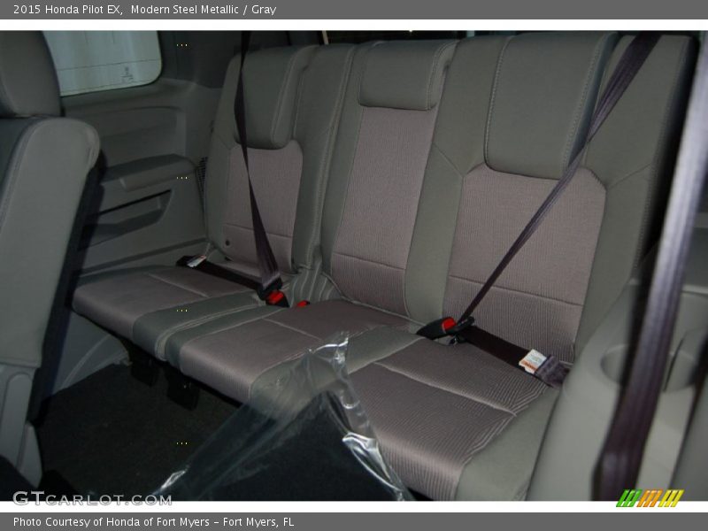 Modern Steel Metallic / Gray 2015 Honda Pilot EX
