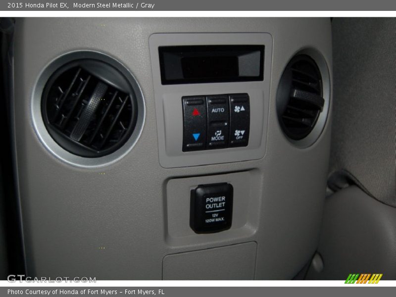 Modern Steel Metallic / Gray 2015 Honda Pilot EX