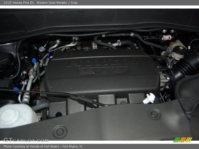 Modern Steel Metallic / Gray 2015 Honda Pilot EX