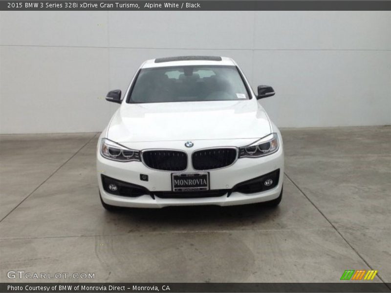 Alpine White / Black 2015 BMW 3 Series 328i xDrive Gran Turismo