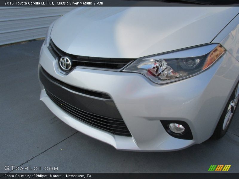 Classic Silver Metallic / Ash 2015 Toyota Corolla LE Plus