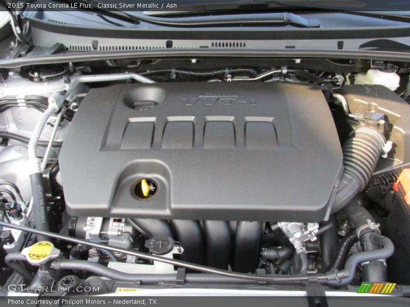  2015 Corolla LE Plus Engine - 1.8 Liter DOHC 16-Valve VVT-i 4 Cylinder