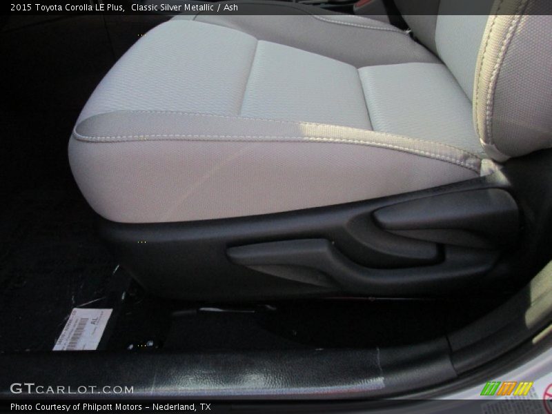 Classic Silver Metallic / Ash 2015 Toyota Corolla LE Plus