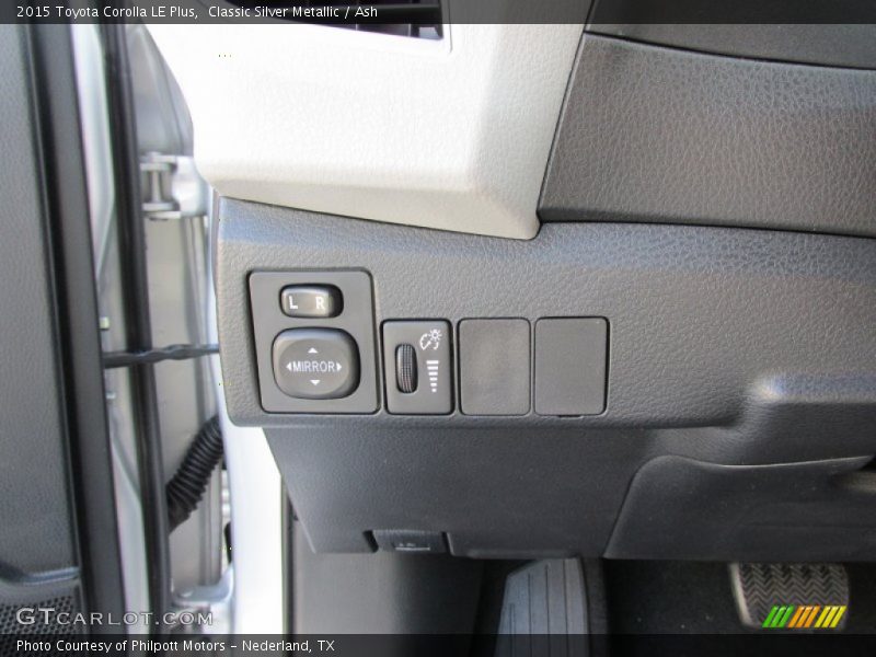 Classic Silver Metallic / Ash 2015 Toyota Corolla LE Plus