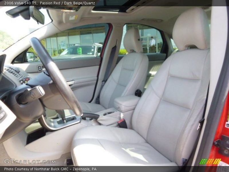 Passion Red / Dark Beige/Quartz 2006 Volvo S40 T5