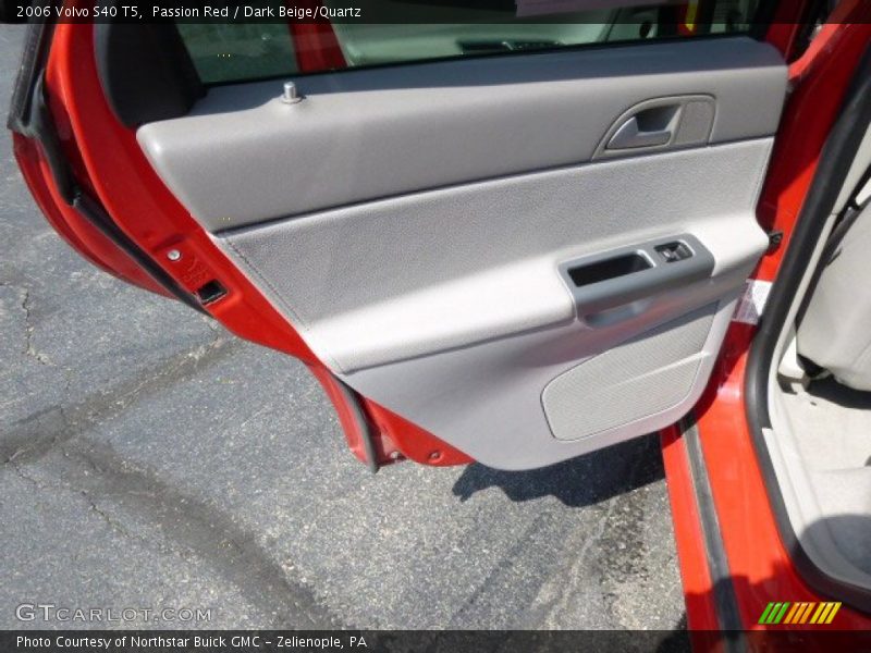 Passion Red / Dark Beige/Quartz 2006 Volvo S40 T5