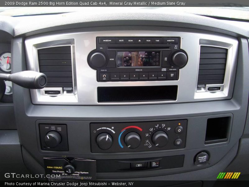 Mineral Gray Metallic / Medium Slate Gray 2009 Dodge Ram 2500 Big Horn Edition Quad Cab 4x4