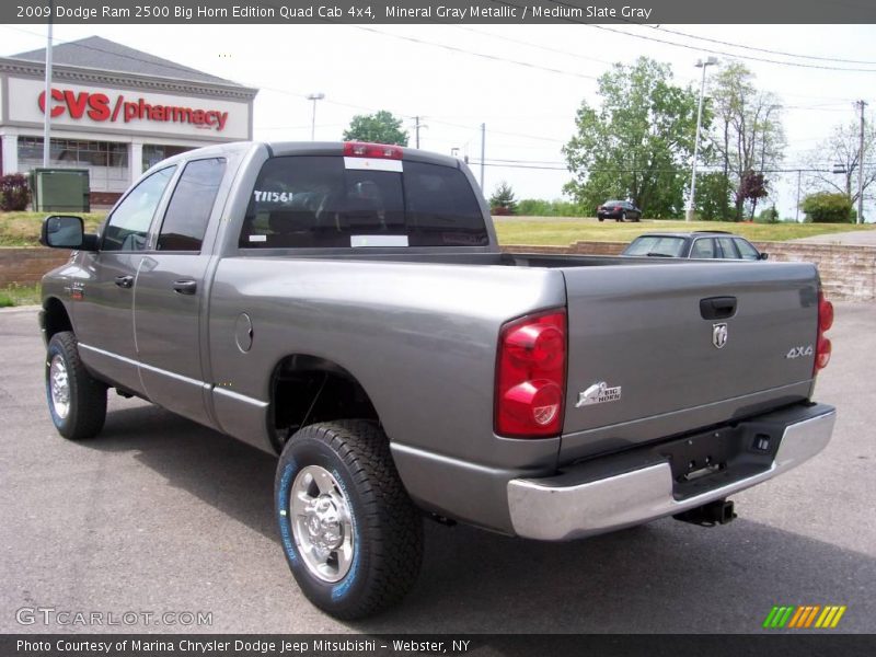 Mineral Gray Metallic / Medium Slate Gray 2009 Dodge Ram 2500 Big Horn Edition Quad Cab 4x4
