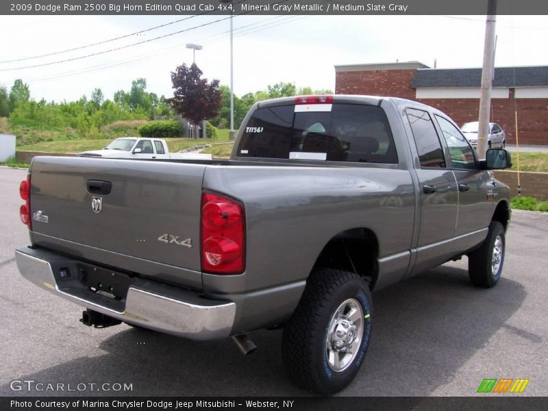 Mineral Gray Metallic / Medium Slate Gray 2009 Dodge Ram 2500 Big Horn Edition Quad Cab 4x4