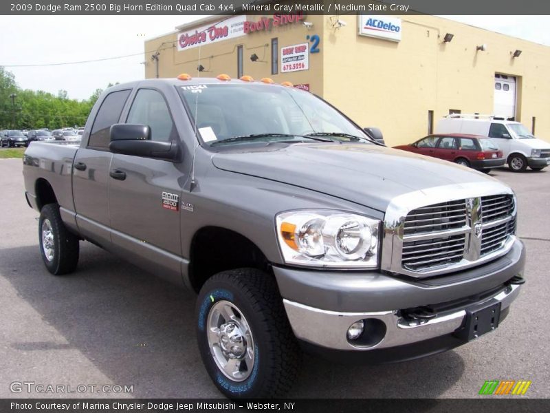 Mineral Gray Metallic / Medium Slate Gray 2009 Dodge Ram 2500 Big Horn Edition Quad Cab 4x4