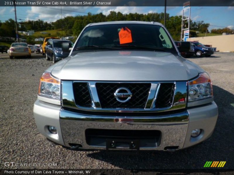 Brilliant Silver / Charcoal 2013 Nissan Titan SV Crew Cab 4x4