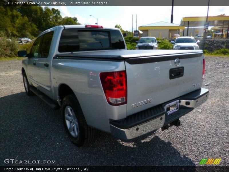 Brilliant Silver / Charcoal 2013 Nissan Titan SV Crew Cab 4x4