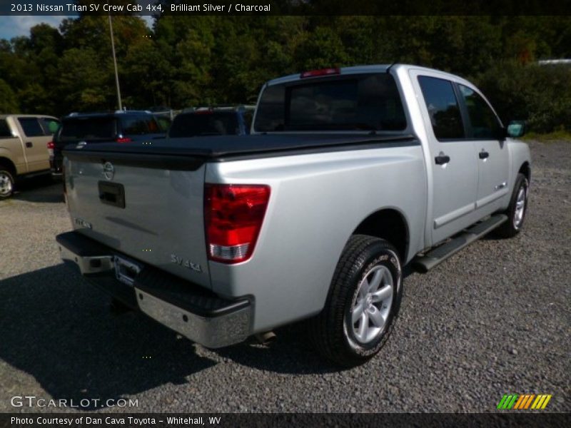 Brilliant Silver / Charcoal 2013 Nissan Titan SV Crew Cab 4x4