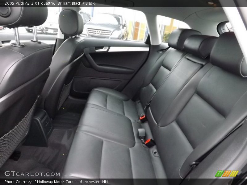 Brilliant Black / Black 2009 Audi A3 2.0T quattro