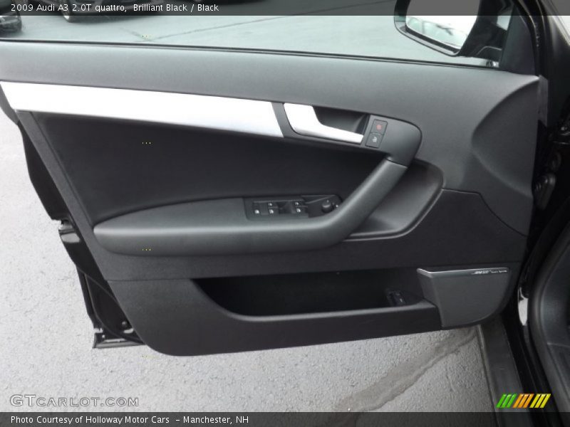 Brilliant Black / Black 2009 Audi A3 2.0T quattro