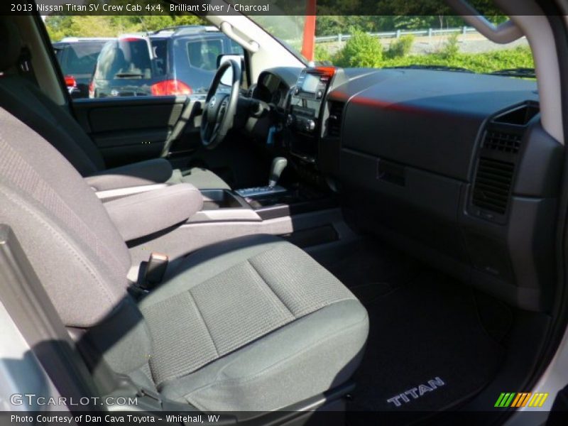 Brilliant Silver / Charcoal 2013 Nissan Titan SV Crew Cab 4x4