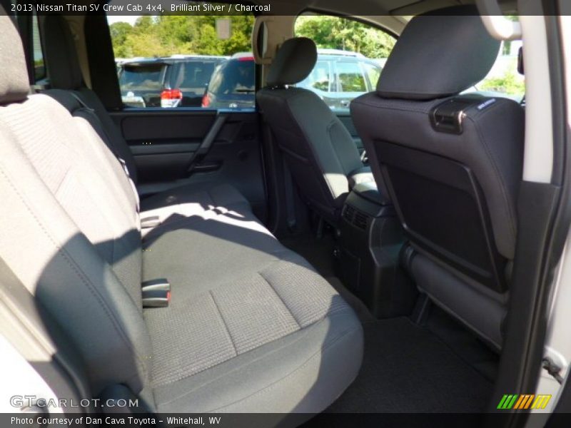 Brilliant Silver / Charcoal 2013 Nissan Titan SV Crew Cab 4x4