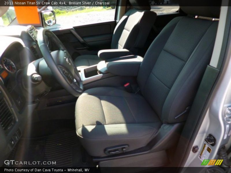 Brilliant Silver / Charcoal 2013 Nissan Titan SV Crew Cab 4x4