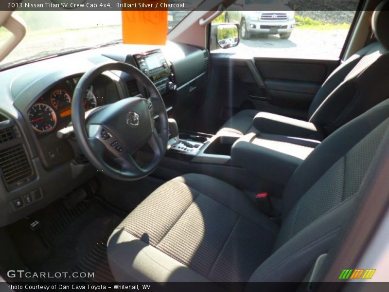 Brilliant Silver / Charcoal 2013 Nissan Titan SV Crew Cab 4x4
