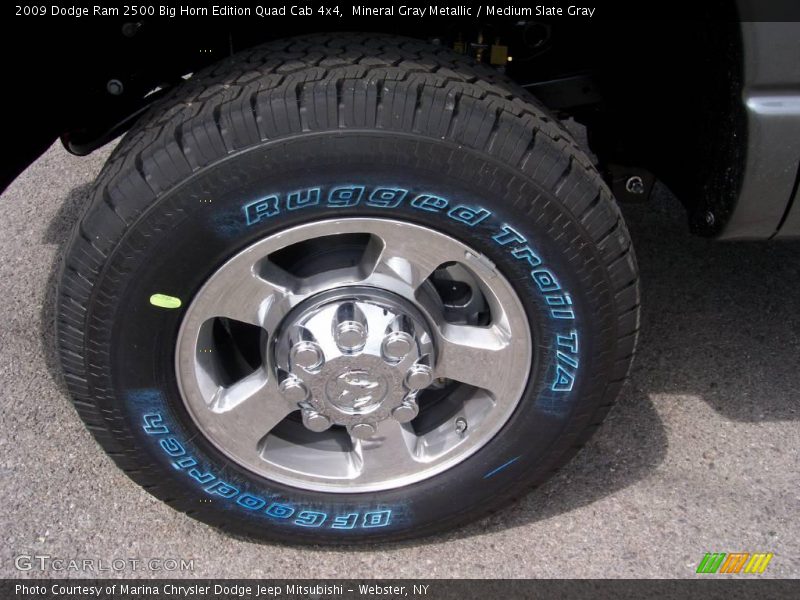 Mineral Gray Metallic / Medium Slate Gray 2009 Dodge Ram 2500 Big Horn Edition Quad Cab 4x4