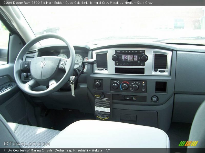 Mineral Gray Metallic / Medium Slate Gray 2009 Dodge Ram 2500 Big Horn Edition Quad Cab 4x4