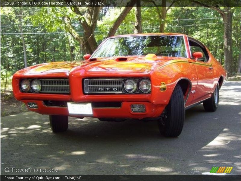 Carousel Red / Black 1969 Pontiac GTO Judge Hardtop