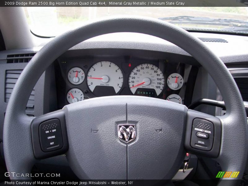 Mineral Gray Metallic / Medium Slate Gray 2009 Dodge Ram 2500 Big Horn Edition Quad Cab 4x4