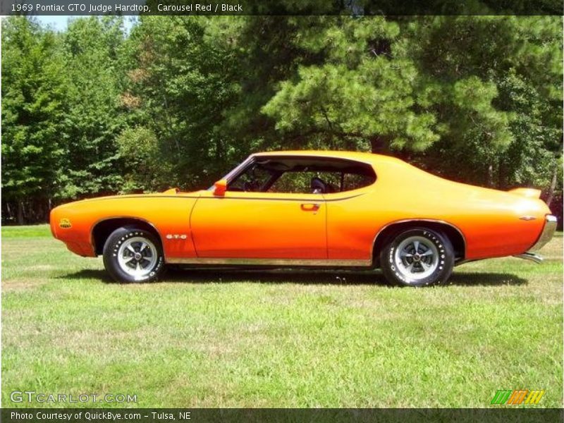 Carousel Red / Black 1969 Pontiac GTO Judge Hardtop