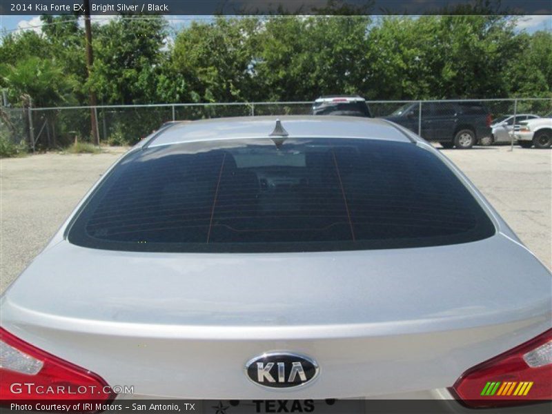 Bright Silver / Black 2014 Kia Forte EX