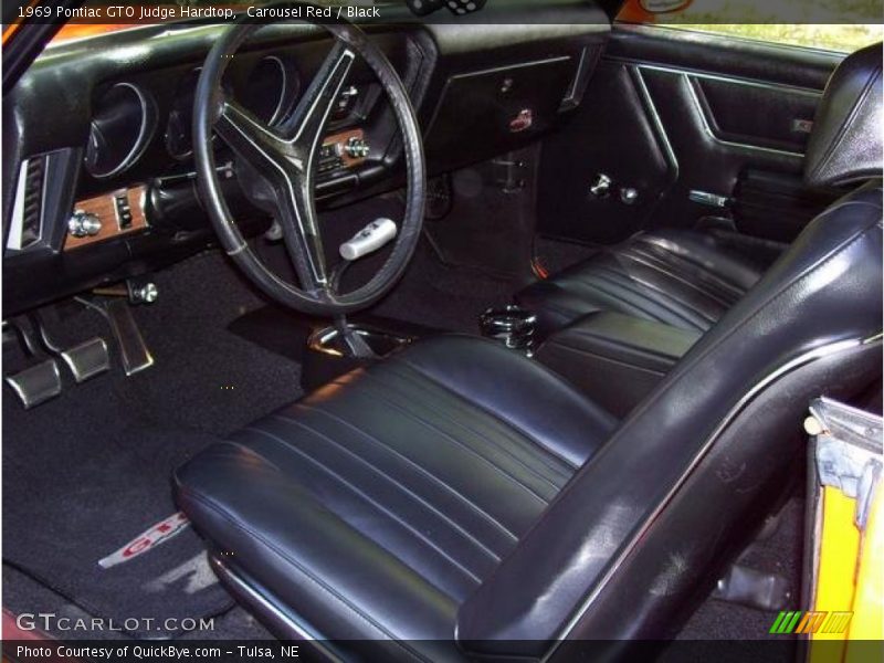  1969 GTO Judge Hardtop Black Interior